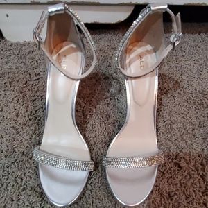 ALDO Beautiful Pattern Leather Heels